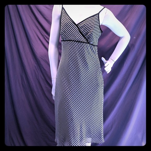 Ann Taylor Dresses & Skirts - Ann Taylor | silk | Organza striped | size 2 | 💃